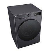 LG 10 kg / 6 kg Kuivaava pesukone(Middle Black) - Steam, Energialuokka A/D, AI DD™, Smart Diagnosis™, Top perspective view, F4Y5RRPYJ, thumbnail 8