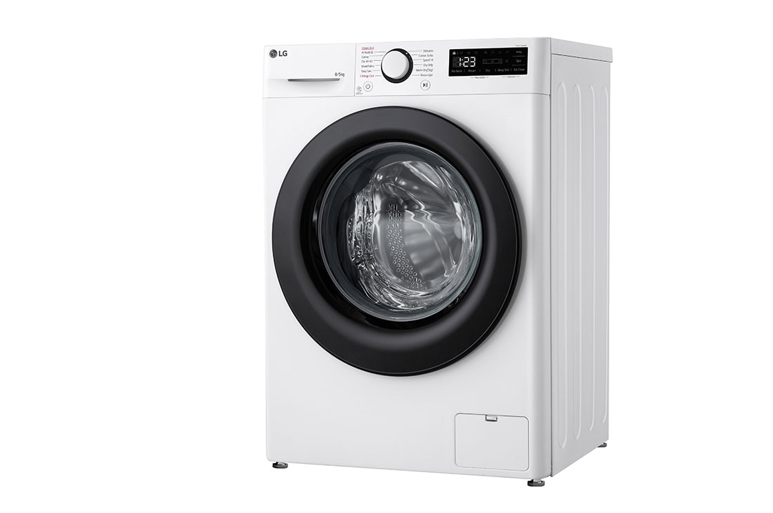LG Slim 8 kg / 5 kg Kuivaava pesukone(Valkonen) - Steam, Energialuokka A/E, AI DD™, Smart Diagnosis™, Right side view, F2Y5PRP6W, thumbnail 13