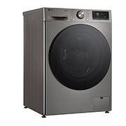 LG 10 kg / 6 kg Kuivaava pesukone(Platinum Silver) - Steam, Energialuokka A/D, TurboWash™360, AI DD™, Smart Diagnosis™ kanssa Wi-Fi, Right side, CV94V7S2QN, thumbnail 11
