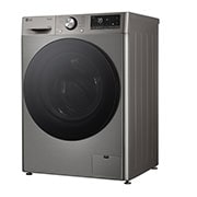 LG 10 kg / 6 kg Kuivaava pesukone(Platinum Silver) - Steam, Energialuokka A/D, TurboWash™360, AI DD™, Smart Diagnosis™ kanssa Wi-Fi, Left side , CV94V7S2QN, thumbnail 12