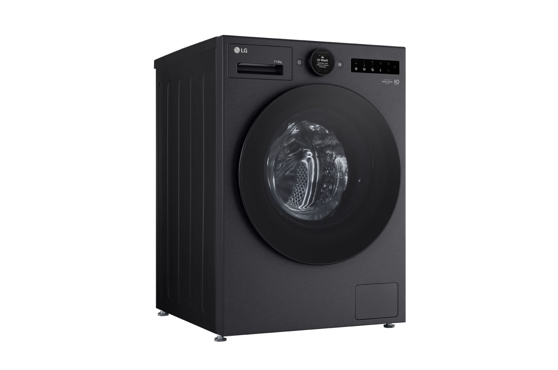 LG 11 kg / 6 kg Kuivaava pyykinpesukone (Musta) | Energialuokka A/D, TurboWash360™, Steam™ ja Smart Diagnosis™ Wi-Fi-yhteydellä, LG 11kg/6kg Kombinerad tvättmaskin och torktumlare (Hvit) | Energiklass A/D, TurboWash360™, Steam™ och Smart Diagnosis™ med Wi-Fi, W4X7516TBB, thumbnail 10
