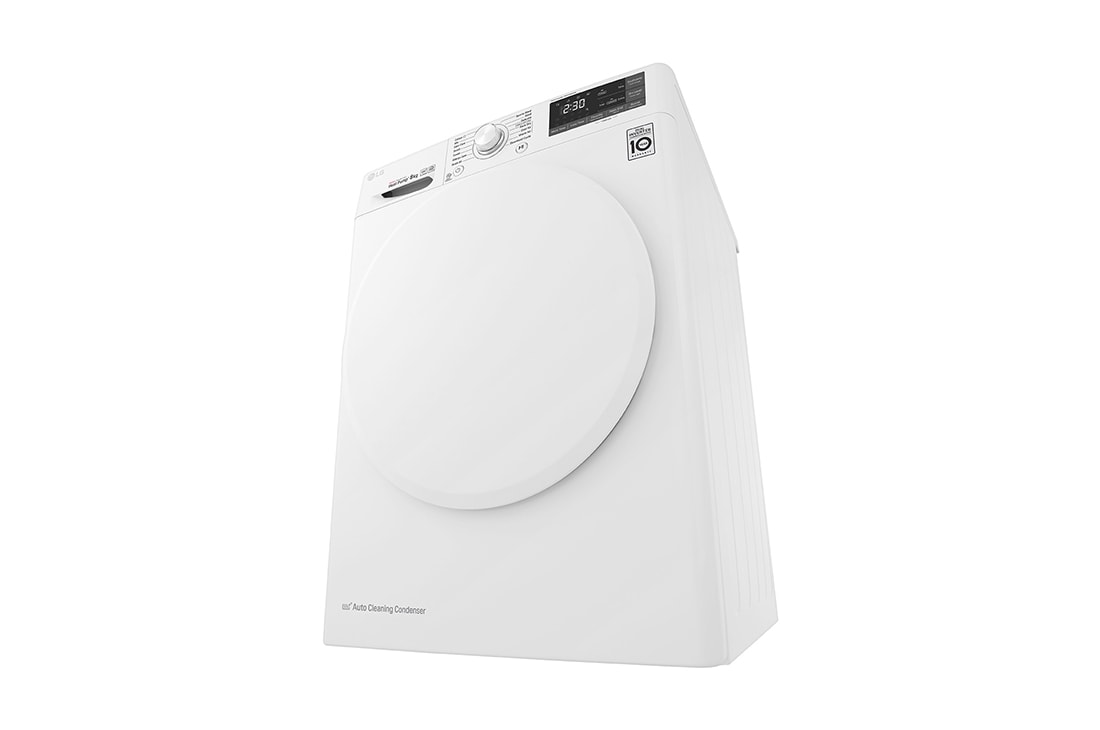 LG 8-kg DUAL Inverter Heat Pump™ Eco-Hybridikuivain Lämpöpumpputekniikalla , FDRC308N0W9, thumbnail 9