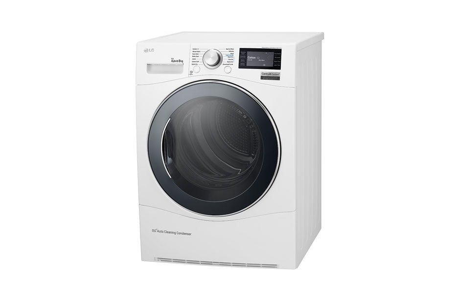 LG 8-Kg Centum System™  Eco-Hybridikuivain Lämpöpumpputekniikalla , RC8084AV3W, thumbnail 2