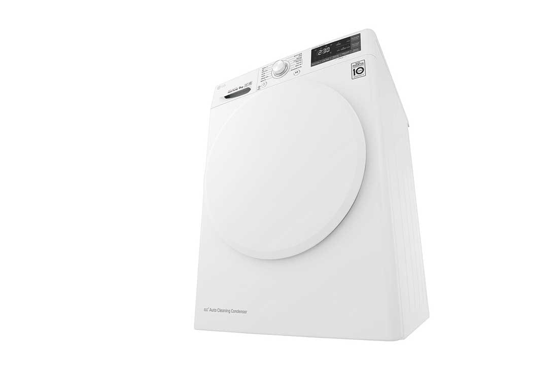 LG 8-kg DUAL Inverter Heat Pump™ Eco-Hybridikuivain Lämpöpumpputekniikalla , RC80U2AV0W, thumbnail 8