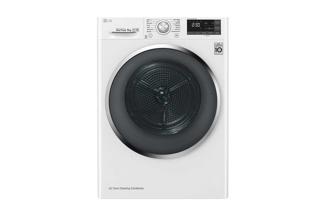 LG 9-kg DUAL Inverter Heat Pump™ Eco-Hybridikuivain Lämpöpumpputekniikalla , RC90U2AV2W