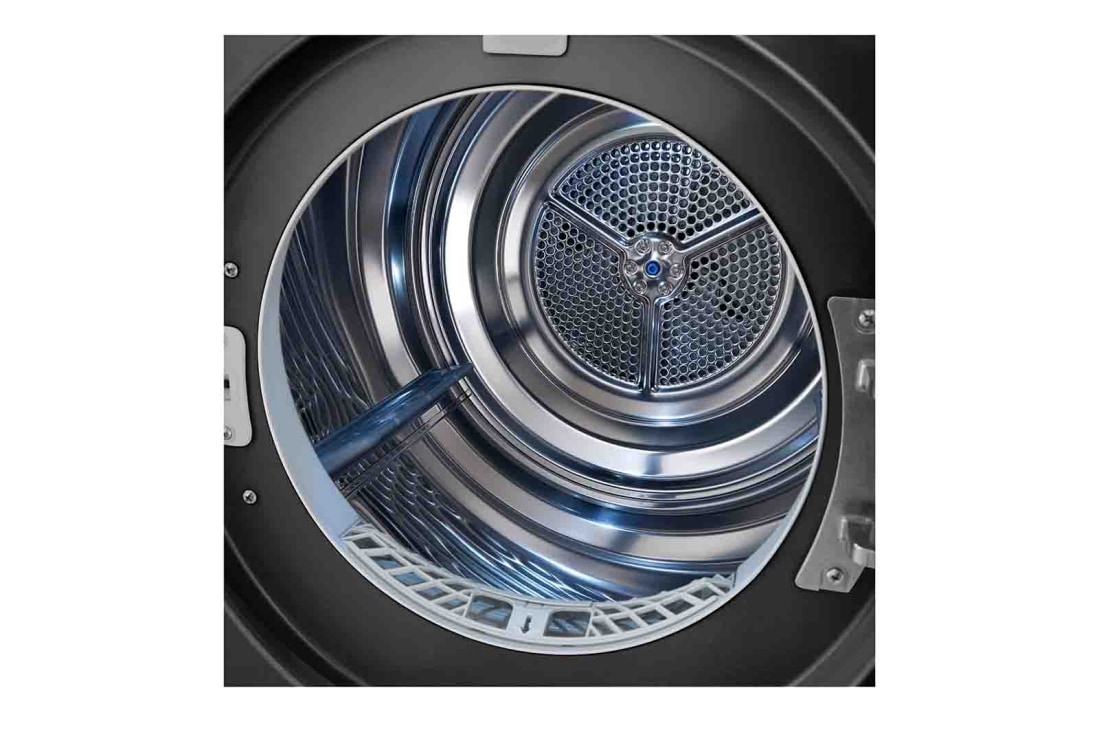 LG Musta 9-kg DUAL Inverter Heat Pump™ Eco-Hybridikuivain Lämpöpumpputekniikalla , RV9DN902B, thumbnail 4