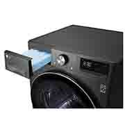 LG Musta 9-kg DUAL Inverter Heat Pump™ Eco-Hybridikuivain Lämpöpumpputekniikalla , RV9DN902B, thumbnail 6