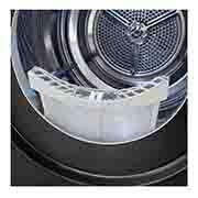 LG Musta 9-kg DUAL Inverter Heat Pump™ Eco-Hybridikuivain Lämpöpumpputekniikalla , RV9DN902B, thumbnail 9