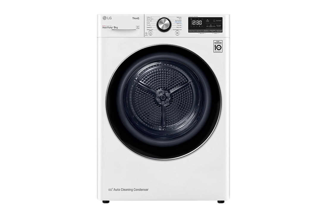 LG 8-kg DUAL Inverter Heat Pump™ Eco-Hybridikuivain Lämpöpumpputekniikalla , K0RV908N1W9, K0RV908N1W9