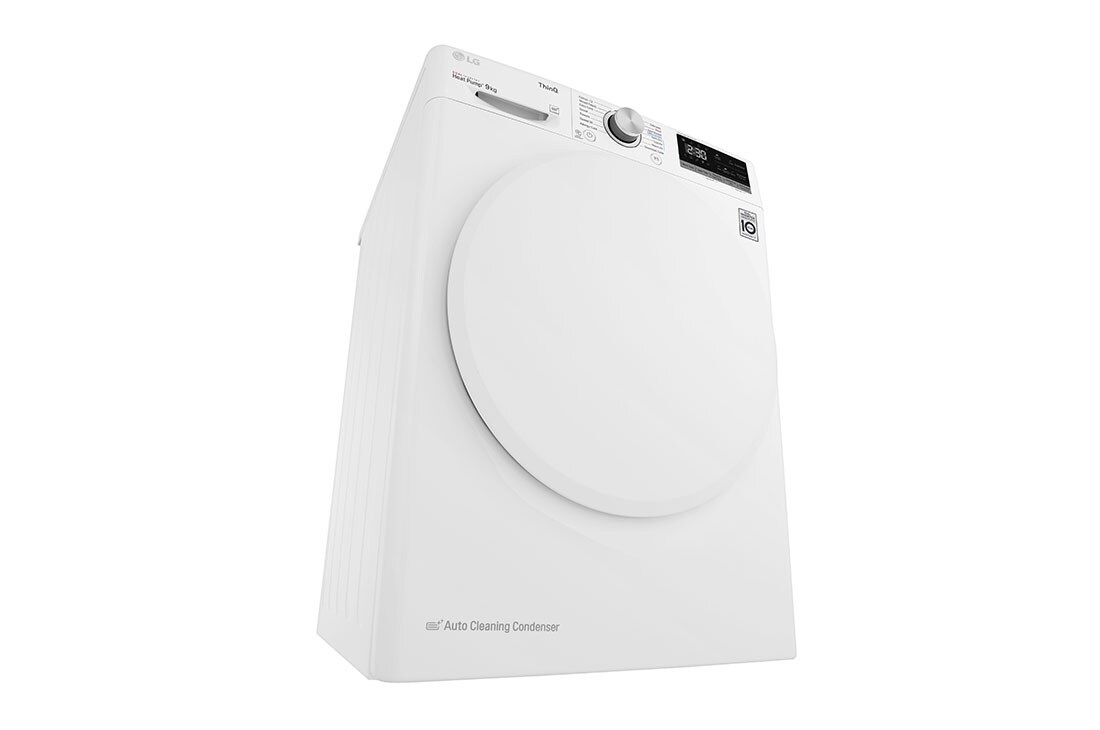 LG 9-kg DUAL Inverter Heat Pump™ Eco-Hybridikuivain Lämpöpumpputekniikalla , F0RV309N1WD, thumbnail 8
