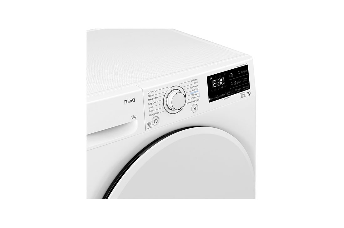 LG                            8-kg DUAL Inverter Heat Pump™ Eco-Hybridikuivain Lämpöpumpputekniikalla, RV3DN8049, RV3DN8049, thumbnail 5