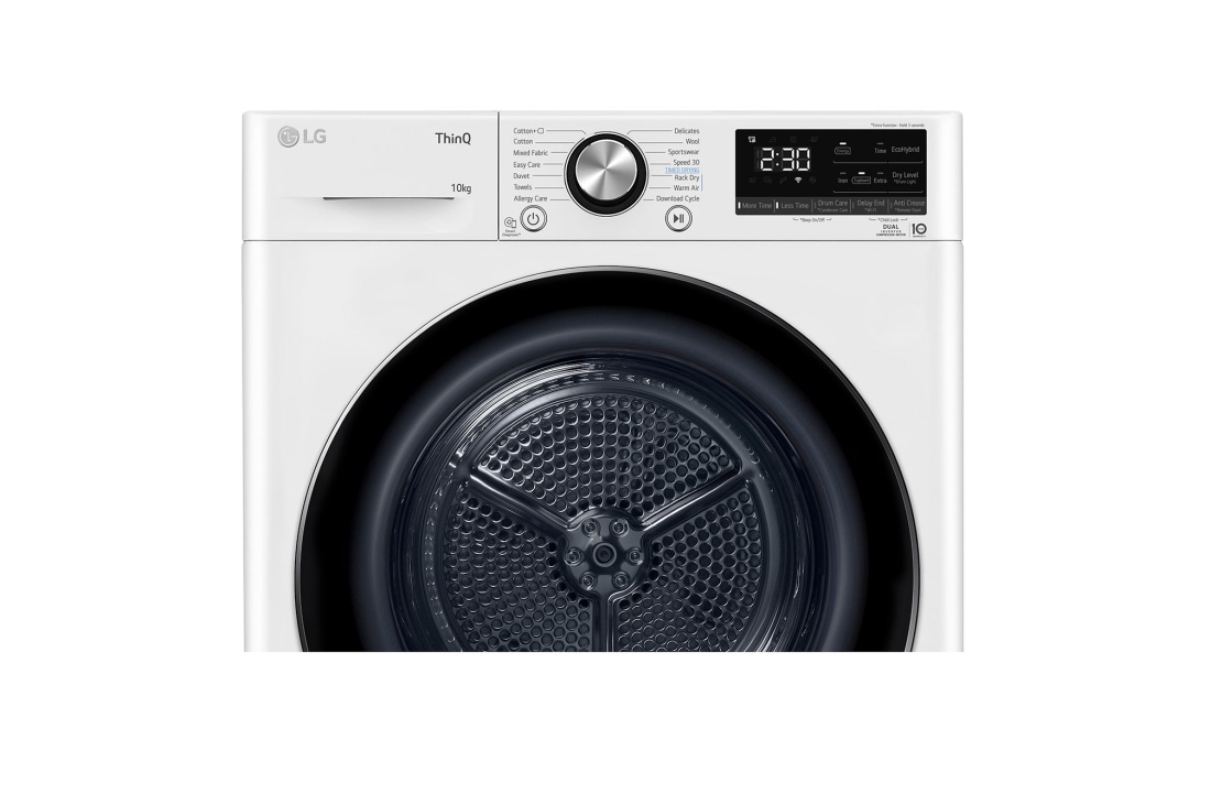LG 10-kg DUAL Inverter Heat Pump™ Eco-Hybridikuivain Lämpöpumpputekniikalla, RV5DN1004, RV5DN1004, thumbnail 4