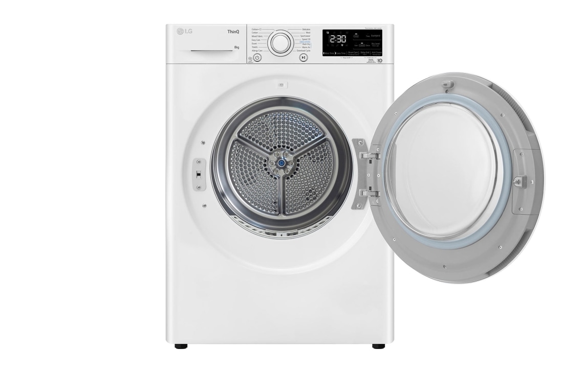LG 8-kg DUAL Inverter Heat Pump™ Eco-Hybridikuivain Lämpöpumpputekniikalla , RC7DN8029, RC7DN8029, thumbnail 3