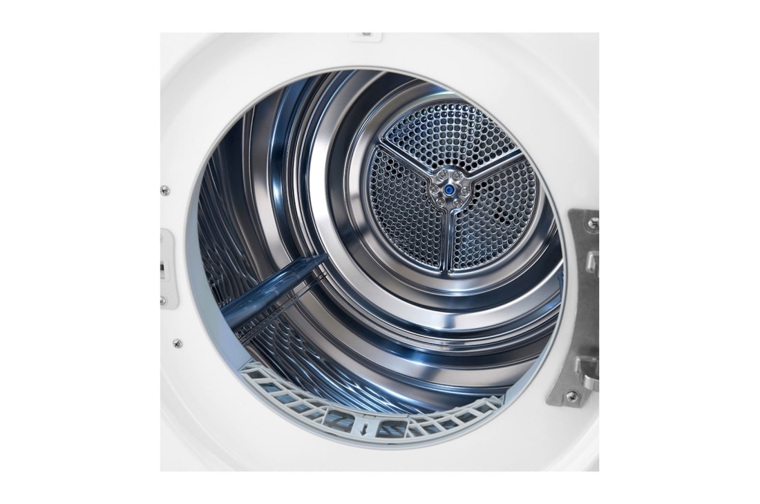 LG 9-kg DUAL Inverter Heat Pump™ Eco-Hybridikuivain Lämpöpumpputekniikalla, drum view , RV9DN9039, thumbnail 4