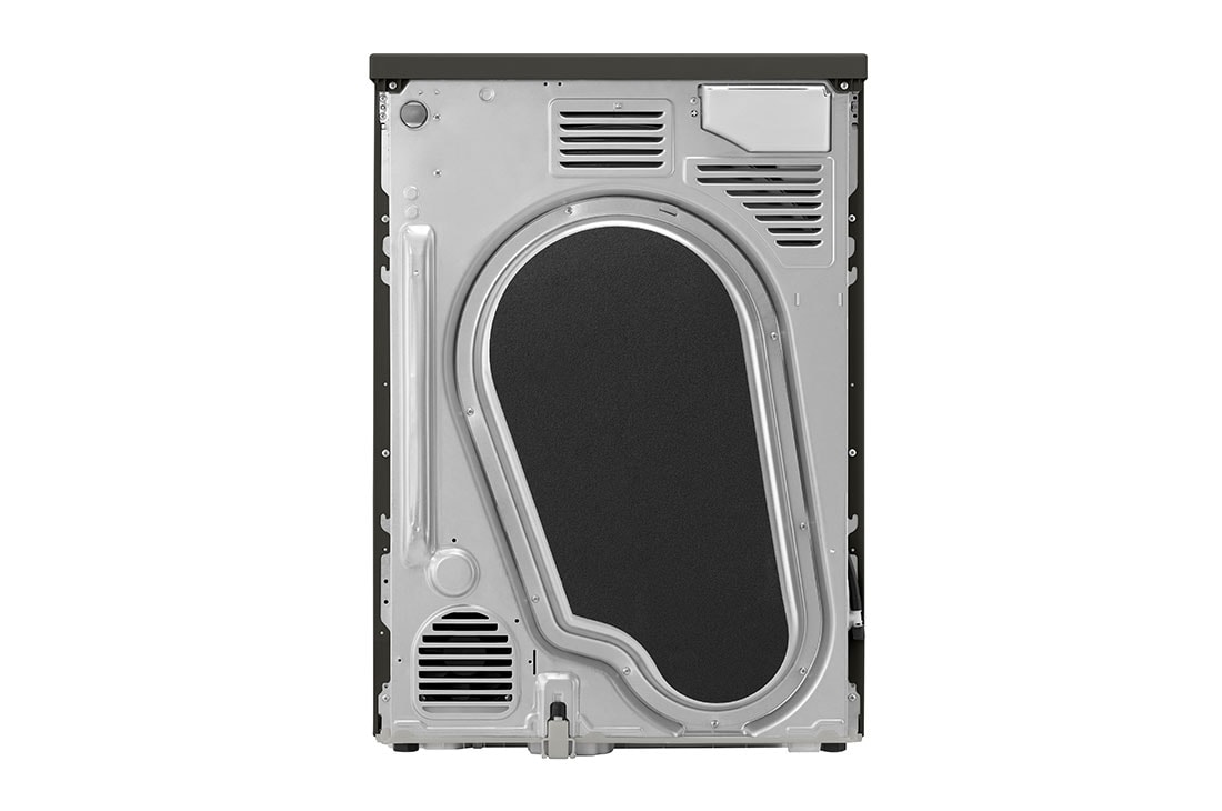 LG Musta 9-kg DUAL Inverter Heat Pump™ Eco-Hybridikuivain Lämpöpumpputekniikalla , Back View, RV9DN903B, thumbnail 15