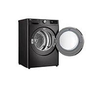 LG Musta 9-kg DUAL Inverter Heat Pump™ Eco-Hybridikuivain Lämpöpumpputekniikalla , Left Open, RV9DN903B, thumbnail 12