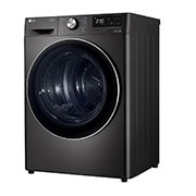LG Musta 9-kg DUAL Inverter Heat Pump™ Eco-Hybridikuivain Lämpöpumpputekniikalla , Right View, RV9DN903B, thumbnail 13