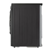 LG Musta 9-kg DUAL Inverter Heat Pump™ Eco-Hybridikuivain Lämpöpumpputekniikalla , Side View, RV9DN903B, thumbnail 14