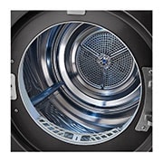 LG Musta 9-kg DUAL Inverter Heat Pump™ Eco-Hybridikuivain Lämpöpumpputekniikalla , Drum Detail , RV9DN903B, thumbnail 4