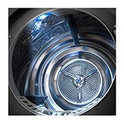 LG Musta 9-kg DUAL Inverter Heat Pump™ Eco-Hybridikuivain Lämpöpumpputekniikalla , Drum Detail , RV9DN903B, thumbnail 9