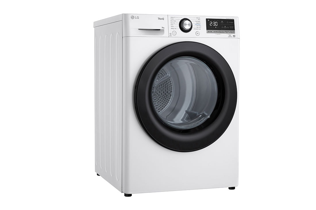 LG 9-kg DUAL Inverter Heat Pump™ Eco-Hybridikuivain Lämpöpumpputekniikalla , Left view, RV9DN9037, thumbnail 8
