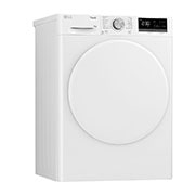 LG 8-kg DUAL Inverter Heat Pump™ Eco-Hybridikuivain Lämpöpumpputekniikalla, Left side view, RH80V5AV0N, thumbnail 10