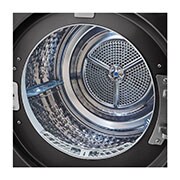 LG Musta 9-kg DUAL Inverter Heat Pump™ Eco-Hybridikuivain Lämpöpumpputekniikalla , Drum Detail one, RV9DN903P, thumbnail 4