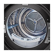 LG Musta 9-kg DUAL Inverter Heat Pump™ Eco-Hybridikuivain Lämpöpumpputekniikalla , Drum Detail two, RV9DN903P, thumbnail 5