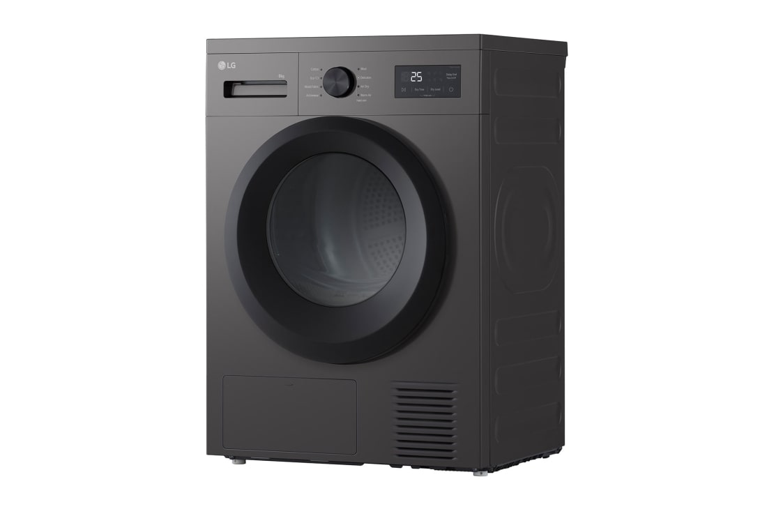 LG 8 kg Kuivausrumpu (Dark Silver) - Energialuokka  C/A+++, Heat Pump ja Smart Diagnosis™  Wi-Fi, 8 kg Kuivausrumpu (Dark Silver) - Energialuokka  C/A+++, Heat Pump ja Smart Diagnosis™  Wi-Fi, RHA1008NDK, thumbnail 8