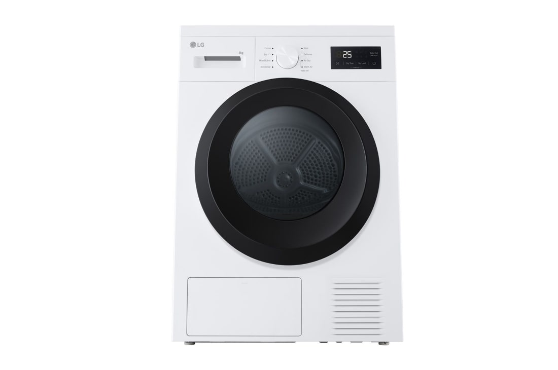 LG 8 kg Kuivausrumpu (Valkoinen) - Energialuokka  C/A+++, Heat Pump ja Smart Diagnosis™  Wi-Fi, 8 kg Kuivausrumpu (Valkoinen) - Energialuokka  C/A+++, Heat Pump ja Smart Diagnosis™  Wi-Fi, RHA1008NWK