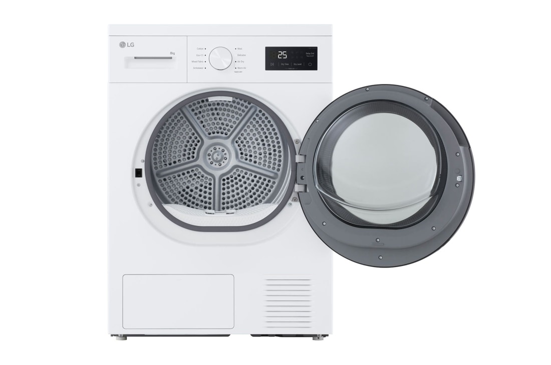 LG 8 kg Kuivausrumpu (Valkoinen) - Energialuokka  C/A+++, Heat Pump ja Smart Diagnosis™  Wi-Fi, 8 kg Kuivausrumpu (Valkoinen) - Energialuokka  C/A+++, Heat Pump ja Smart Diagnosis™  Wi-Fi, RHA1008NWK, thumbnail 3