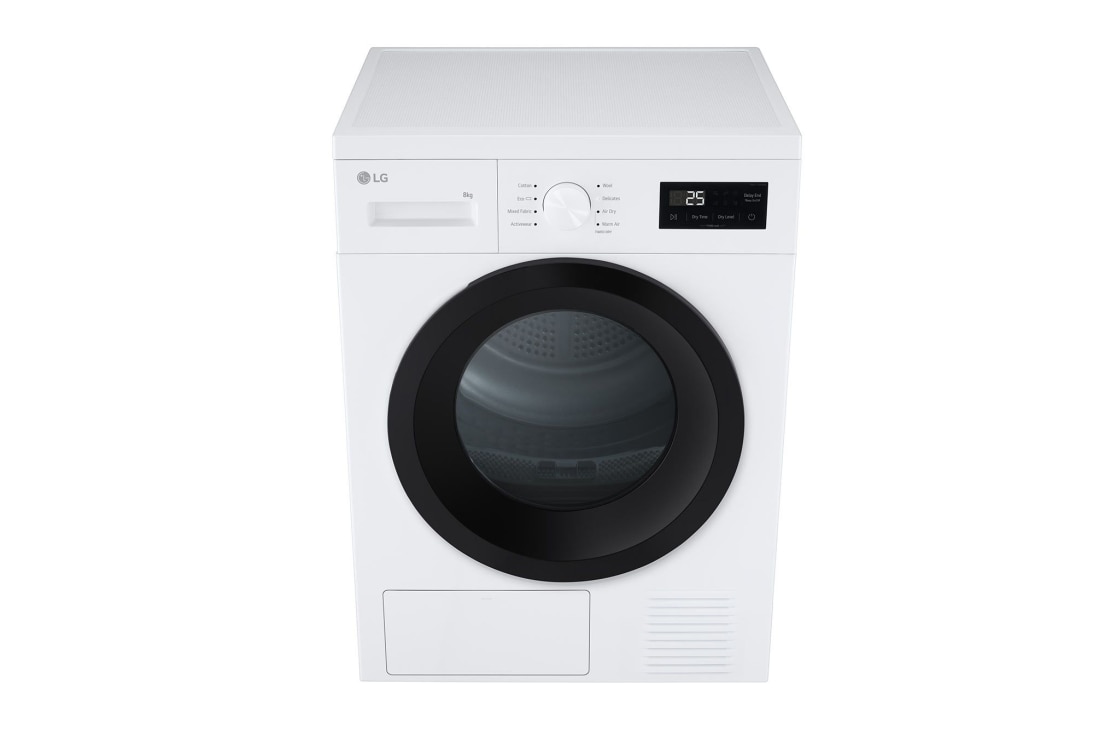 LG 8 kg Kuivausrumpu (Valkoinen) - Energialuokka  C/A+++, Heat Pump ja Smart Diagnosis™  Wi-Fi, 8 kg Kuivausrumpu (Valkoinen) - Energialuokka  C/A+++, Heat Pump ja Smart Diagnosis™  Wi-Fi, RHA1008NWK, thumbnail 6