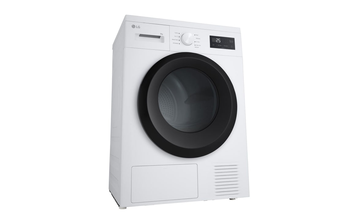 LG 8 kg Kuivausrumpu (Valkoinen) - Energialuokka  C/A+++, Heat Pump ja Smart Diagnosis™  Wi-Fi, 8 kg Kuivausrumpu (Valkoinen) - Energialuokka  C/A+++, Heat Pump ja Smart Diagnosis™  Wi-Fi, RHA1008NWK, thumbnail 11