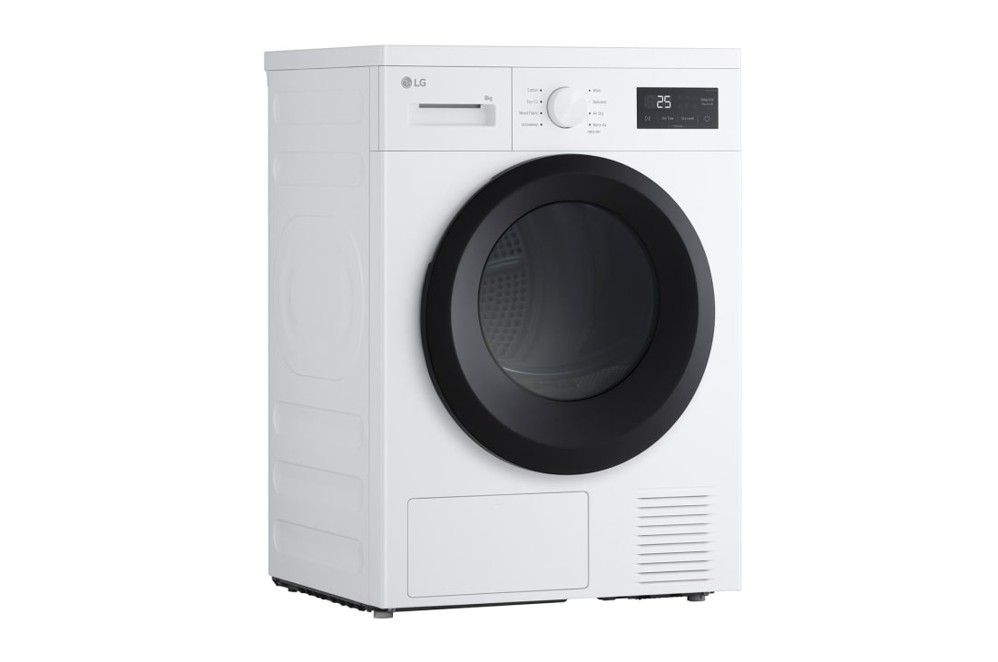 LG 8 kg Kuivausrumpu (Valkoinen) - Energialuokka  C/A+++, Heat Pump ja Smart Diagnosis™  Wi-Fi, 8 kg Kuivausrumpu (Valkoinen) - Energialuokka  C/A+++, Heat Pump ja Smart Diagnosis™  Wi-Fi, RHA1008NWK, thumbnail 12