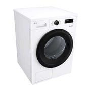 LG 9 kg Kuivausrumpu(Essence White) - Energialuokka  C/A+++, Heat Pump ja Smart Diagnosis™ kanssa Wi-Fi, Side view, RHX1009NWK, thumbnail 9