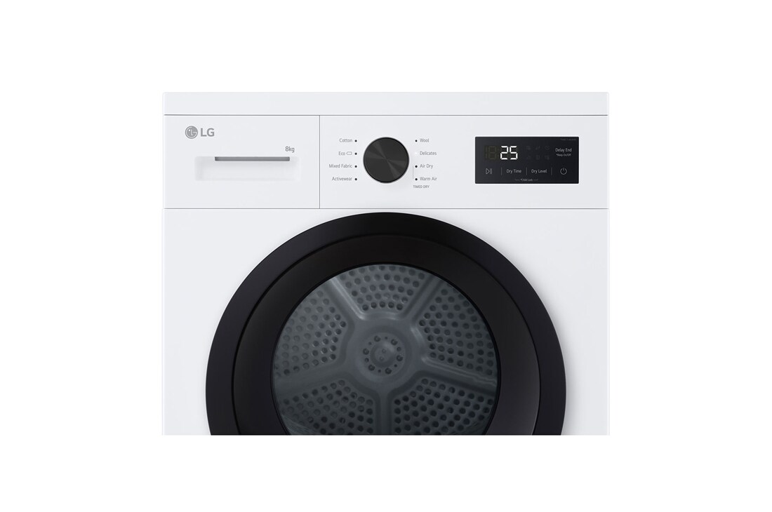 LG 8 kg Kuivausrumpu(Dark Silver) - Energialuokka  D/A++ ja Heat Pump, 8 kg Kuivausrumpu(Dark Silver) - Energialuokka  D/A++ ja Heat Pump, RHA1008NWKB, thumbnail 13