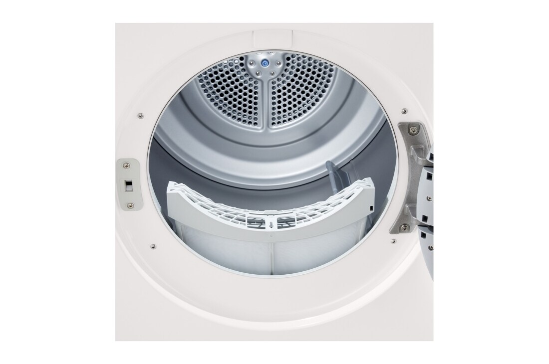 LG 8 kg Kuivausrumpu (Valkoinen) - Energialuokka  D, Heat Pump ja Smart Diagnosis™  Wi-Fi, 8 kg Kuivausrumpu (Valkoinen) - Energialuokka  C/A+++, Heat Pump ja Smart Diagnosis™  Wi-Fi, RHA1008NWH, thumbnail 3