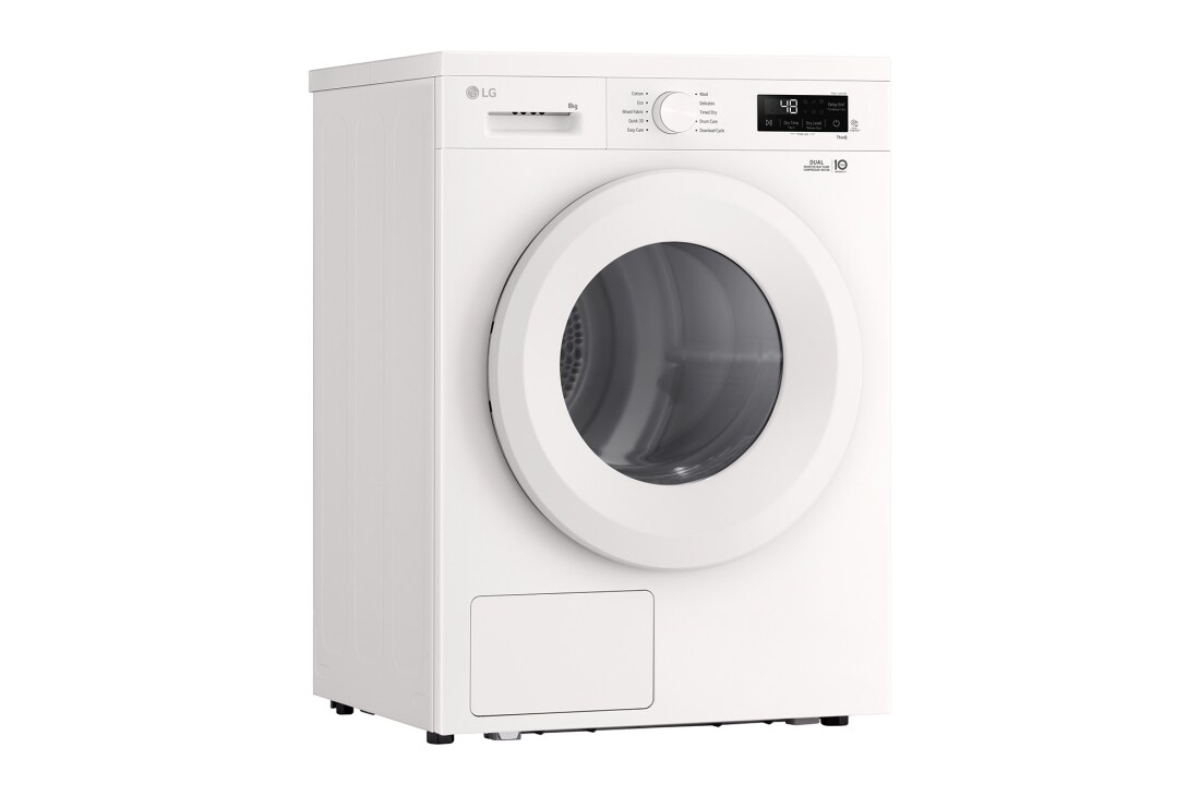 LG 8 kg Kuivausrumpu (Valkoinen) - Energialuokka  D, Heat Pump ja Smart Diagnosis™  Wi-Fi, 8 kg Kuivausrumpu (Valkoinen) - Energialuokka  C/A+++, Heat Pump ja Smart Diagnosis™  Wi-Fi, RHA1008NWH, thumbnail 7