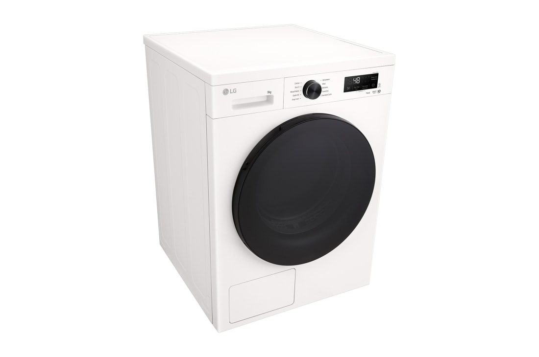 LG 9 kg Kuivausrumpu (Essence White) - Energialuokka  C/A+++, Heat Pump ja Smart Diagnosis™  Wi-Fi, RHX1009NWB, thumbnail 8