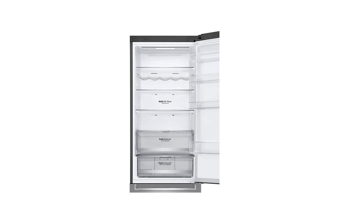 LG 2.03M 384L Jääkaappipakastimet (Shiny Steel) - Energialuokka E, Door Cooling™ ja Smart Diagnosis™ - Wi-Fi-yhteys, GBB72PZDZN, thumbnail 6