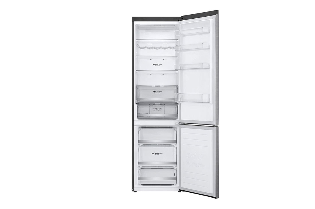 LG 2.03M 384L Jääkaappipakastimet (Shiny Steel) - Energialuokka E, Door Cooling™ ja Smart Diagnosis™ - Wi-Fi-yhteys, GBB72PZDZN, thumbnail 10