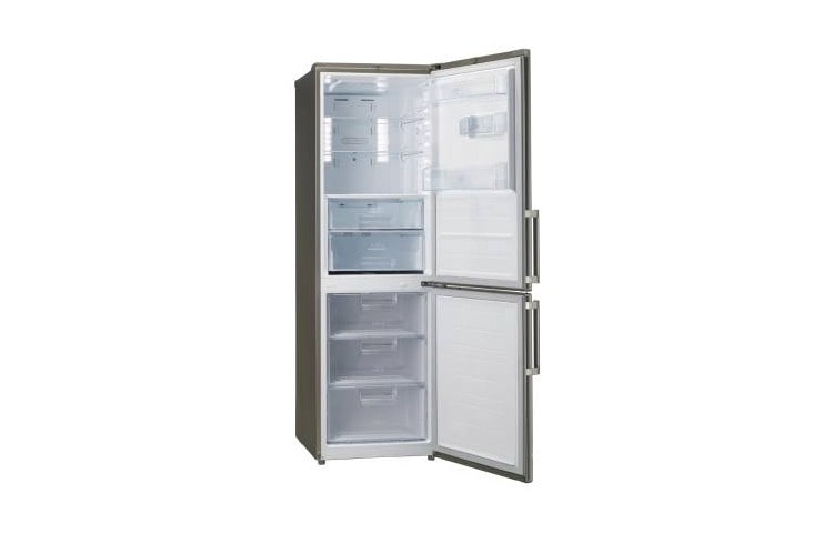 LG Energialuokan A++ jääkaappi-pakastin. Ei tarvitse sulattaa. Kätevää säilytystä. 185 cm (nettotilavuus 343 litraa), GB7038AVTZ, thumbnail 2