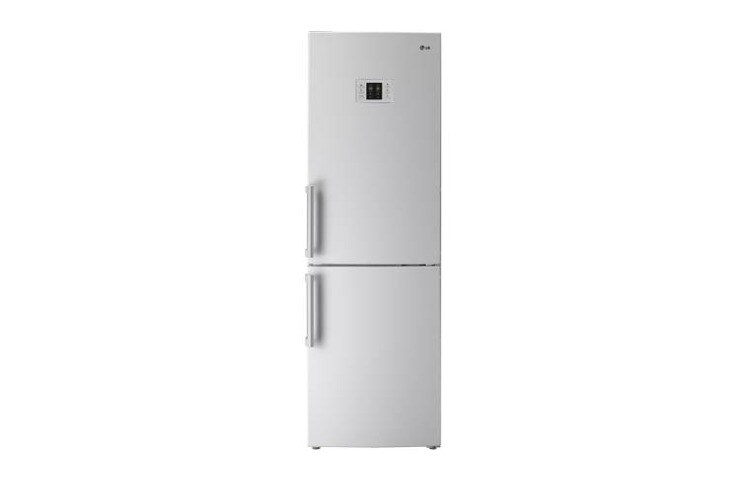 LG Energialuokan A++ jääkaappi-pakastin. Ei tarvitse sulattaa. Kätevää säilytystä. 185 cm (nettotilavuus 343 litraa), GB7138SWXZ