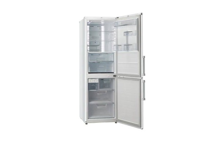 LG Energialuokan A++ jääkaappi-pakastin. Ei tarvitse sulattaa. Kätevää säilytystä. 185 cm (nettotilavuus 343 litraa), GB7138SWXZ, thumbnail 2