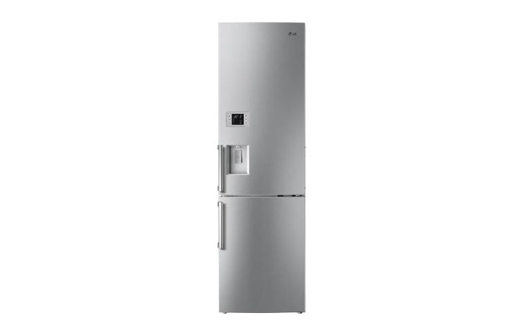 LG Energialuokan A++ jääkaappi-pakastin. Ei tarvitse sulattaa. Non Plumbing -annostelija. 200 cm (351 litraa), GB7143AVHZ