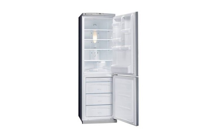 LG A-energialuokan jääkaappi-pakastin, jota ei tarvitse sulattaa, 188 cm (nettotilavuus 303 litraa), GC-399SQA, thumbnail 2