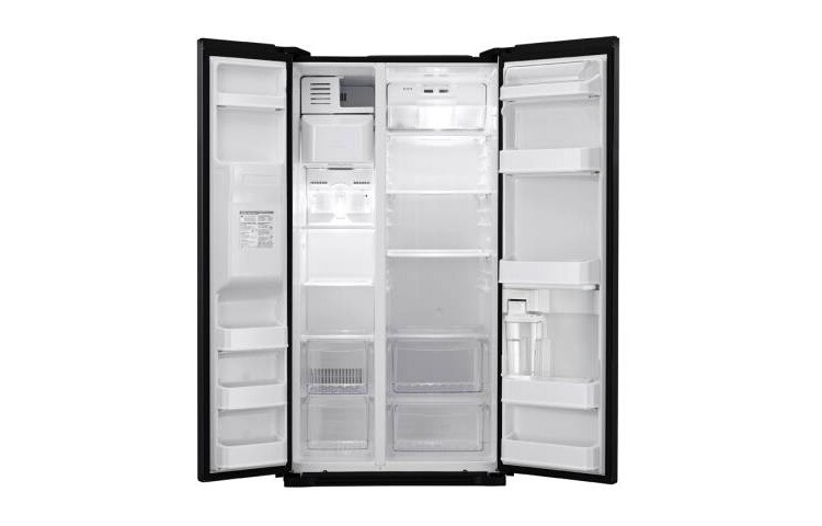 LG Energialuokan A+ Side-by-side-kaappi, ei tarvitse sulattaa. Non Plumbing -annostelija. (Nettotilavuus 508 litraa), GS3159WBHV, thumbnail 2