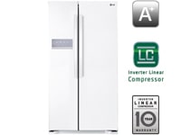 Side-by-side-kaappi, ei tarvitse sulattaa. (Nettotilavuus 532 litraa)1