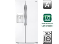 Side-by-side-kaappi, ei tarvitse sulattaa. Jääpalakoneen (Nettotilavuus 508 litraa)1