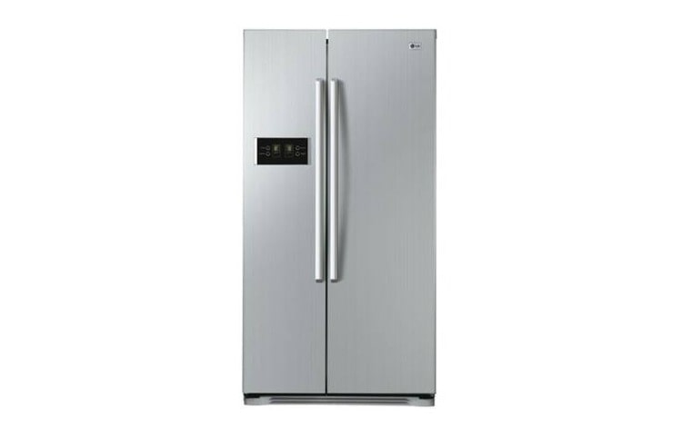 LG Energialuokan A+ Side-by-side-kaappi. Ei tarvitse sulattaa. (527 litraa), GW-B207FLQK